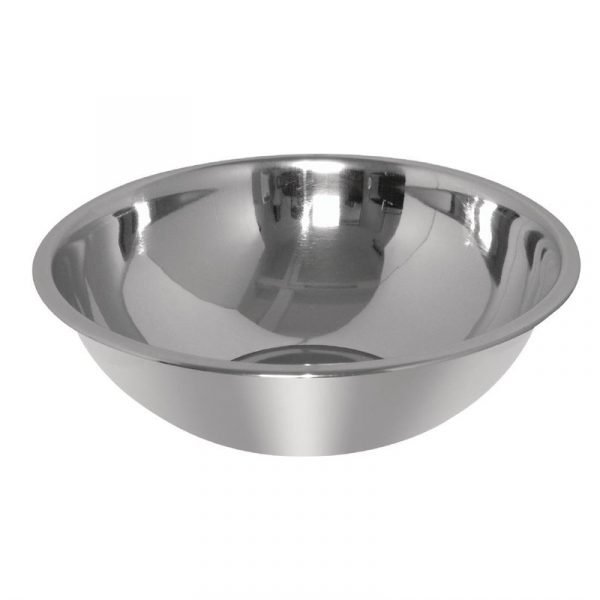 Vogue - Bassine Cul-de-poule - Inox - Dia. 445mm x H135mm / 12 Litres