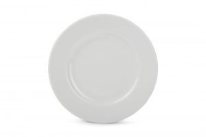 Assiette plate 24cm blanc Onda