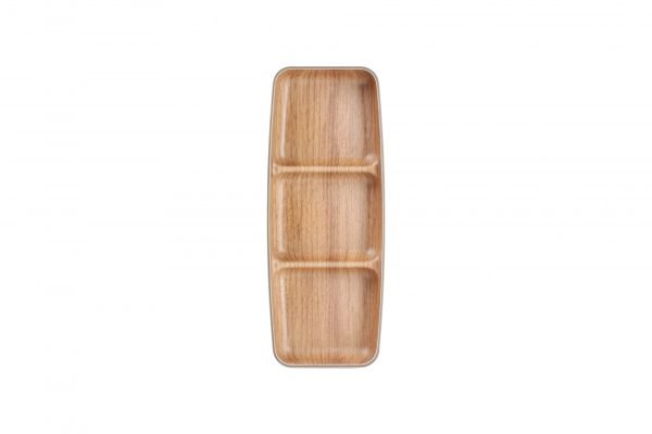 Buffet - Plat à servir - 26x10cm - brun