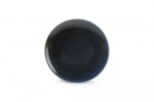 Assiette plate 21cm bleu Ash