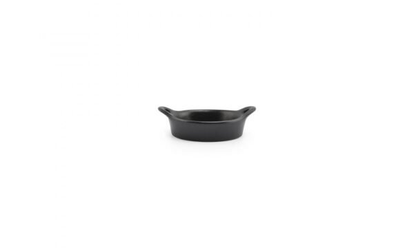 Ardo - plat à four -14x11,5xH3cm - noir - rond