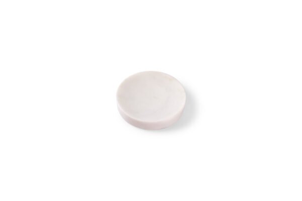 Plat à servir 12xH3cm marbre blanc Pura