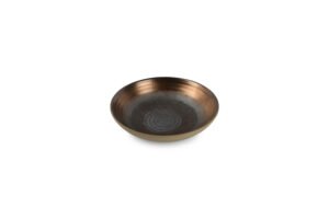 Assiette creuse 18xH5cm golden Ostra