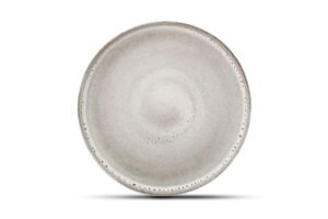 Assiette plate 26cm mat gris studio Urban