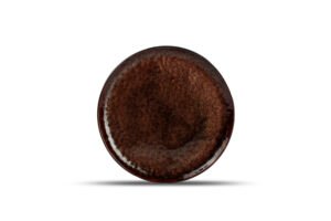 Assiette plate 21cm brun Primal