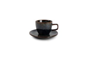 Tasse à moka 9,5cl et soucoupe 11,5cm saphir Mielo