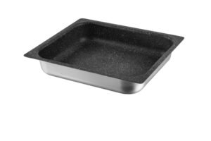 CUBETA GN ALUMINIO + ANTIADHERENTE HARD STONE 2/3 H65 mm