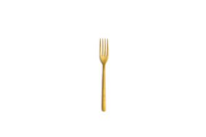 TENEDOR POSTRE CANADA VINTAGE ORO 18%