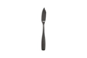 SPATULE À POISSON FLEUR DE LYS VINTAGE NOIR 18/10