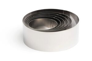 SET 6 MOULE ROND 6/7/8/9/10/12CM