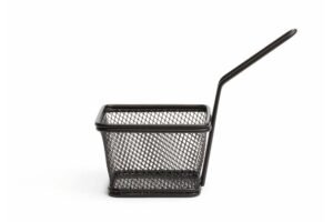 CESTO CUADRADO NEGRO 10X9XH7 CM