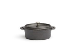 MINI MARMITE OVAL FER FUNDIDO TRADICION Ø12,5 H9,5CM