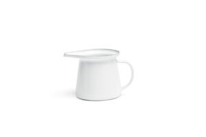 POT À LAIT ÉTAIN BLANCHE Ø7 H6,5CM