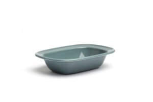 CUENCO RECTANGULAIRE ÉTAIN GRIS 18CM