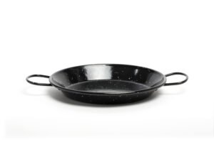 POÊLE À PAELLA ÉTAIN NOIRE Ø12CM