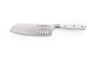 COUTEAU SANTOKU MARBLE BLANC 180MM